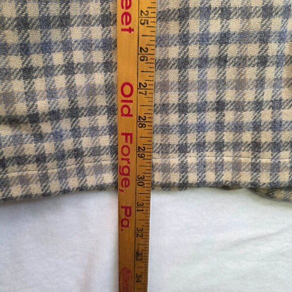 Woolrich Womens Vintage Large Plaid Wool Blend Shirt Jacket Outdoor Deadstock - Picture 7 of 7